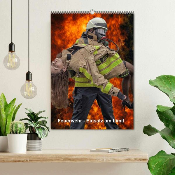Produktbild: Feuerwehr - Einsatz am Limit (Wandkalender 2026 DIN A2 hoch), CALVENDO Monatskalender
