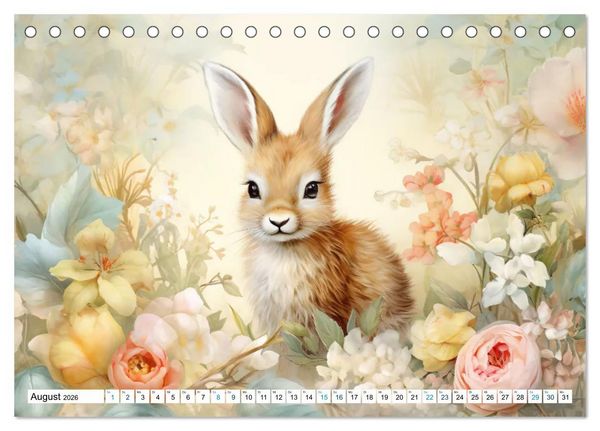 Produktbild: Tierisch s&uuml;&szlig;! (Tischkalender 2026 DIN A5 quer), CALVENDO Monatskalender