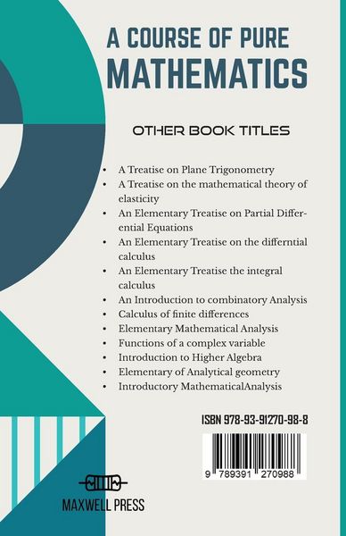 Produktbild: A Course of Pure Mathematics