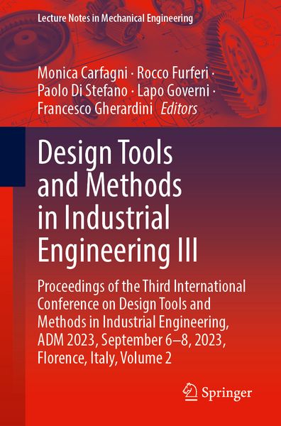 Produktbild: Design Tools and Methods in Industrial Engineering III