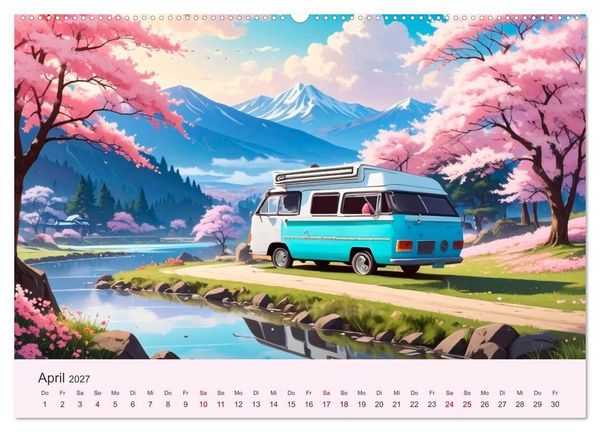 Produktbild: Vanlife Ein Leben auf der Stra&szlig;e (Wandkalender 2027 DIN A2 quer), CALVENDO Monatskalender