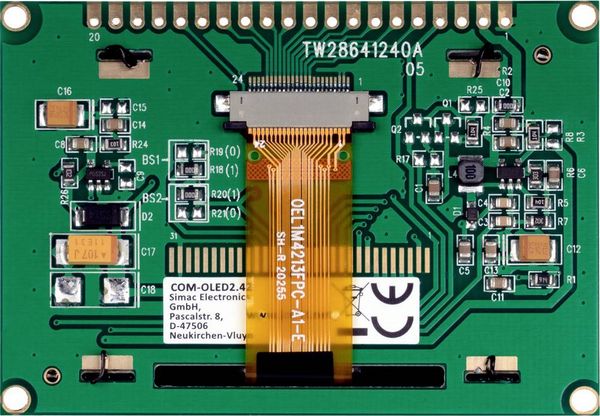 Produktbild: Joy-it Display-Modul 6.1cm (2.42 Zoll) 128 x 64 Pixel