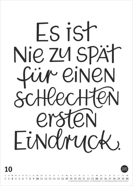 Produktbild: Funny Quotes-Kalender 2027