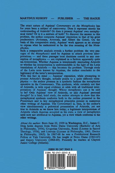 Produktbild: Aquinas on Metaphysics