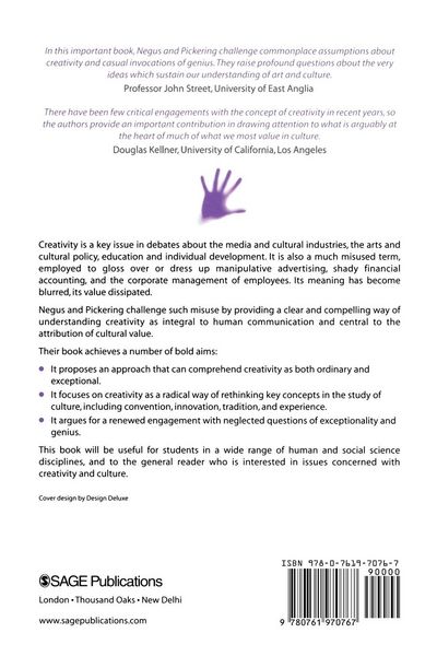 Produktbild: Creativity, Communication and Cultural Value