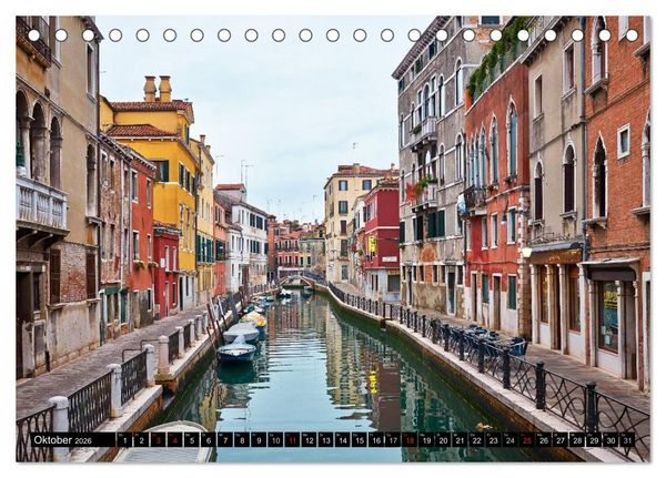 Produktbild: Besuch in Venedig (Tischkalender 2026 DIN A5 quer), CALVENDO Monatskalender