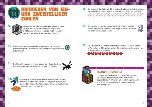 Produktbild: Mathe f&uuml;r Minecrafter - Textaufgaben