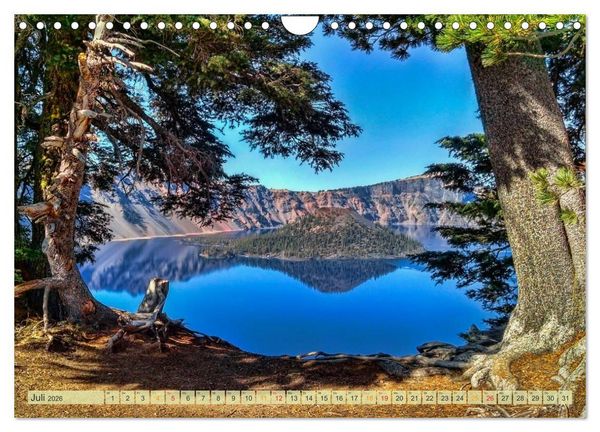 Produktbild: Nationalparks der USA - atemberaubend sch&ouml;n (Wandkalender 2026 DIN A4 quer), CALVENDO Monatskalender