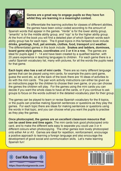 Produktbild: Photocopiable Games For Teaching Spanish