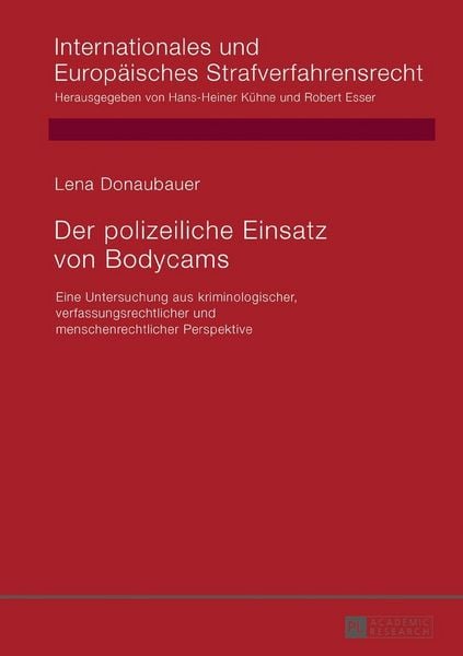 Produktbild: Der polizeiliche Einsatz von Bodycams