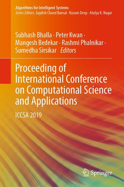 Produktbild: Proceeding of International Conference on Computational Science and Applications