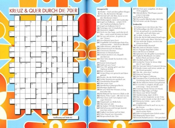 Produktbild: Unsere 70er Jahre - Das R&auml;tselbuch