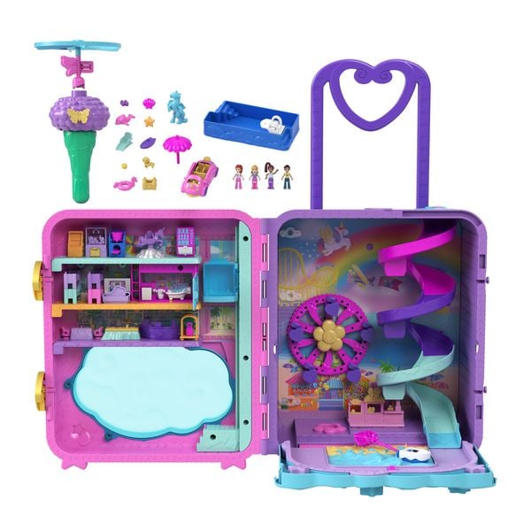 Produktbild: Polly Pocket Urlaub im Rollkoffer Spielset