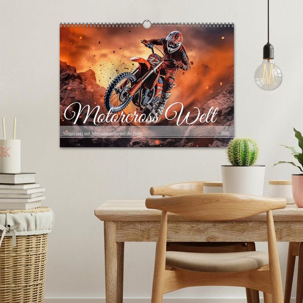Produktbild: Motorcross Welt (Wandkalender 2026 DIN A3 quer), CALVENDO Monatskalender
