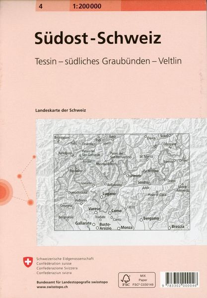 Swisstopo Schweiz Süd-Ost