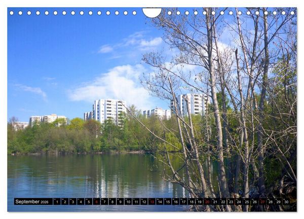 Produktbild: Gr&uuml;nes Mannheim (Wandkalender 2026 DIN A4 quer), CALVENDO Monatskalender
