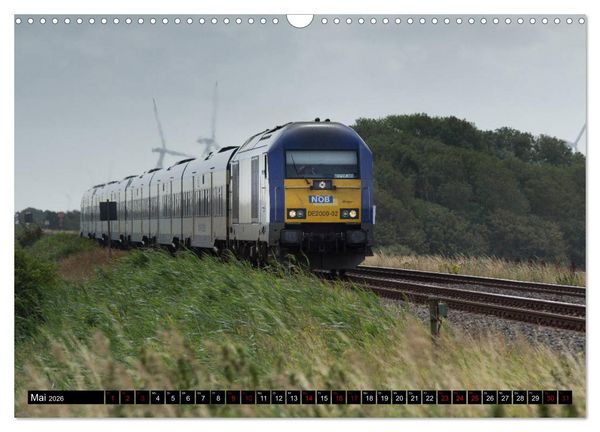 Produktbild: Die Marschbahn (Wandkalender 2026 DIN A3 quer), CALVENDO Monatskalender