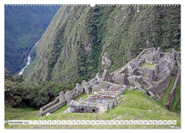Produktbild: Inkabauten in PERU, Bauwerke eines gro&szlig;en Reiches (Wandkalender 2026 DIN A2 quer), CALVENDO Monatskalender