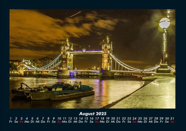 Produktbild: London 2025 Fotokalender DIN A4