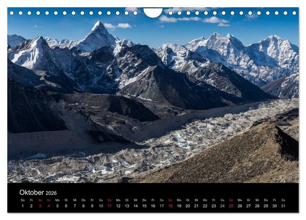 Produktbild: Himalaya - Dach der Welt (Wandkalender 2026 DIN A4 quer), CALVENDO Monatskalender