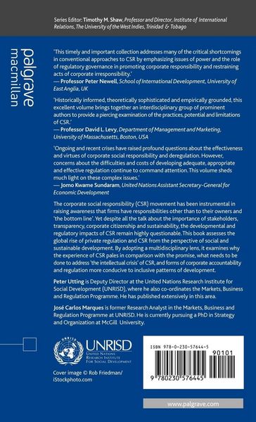 Produktbild: Corporate Social Responsibility and Regulatory Governance