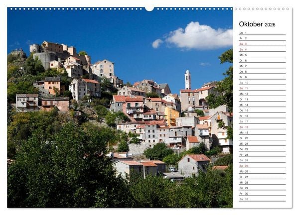 Produktbild: Wildromatisches Korsika (hochwertiger Premium Wandkalender 2026 DIN A2 quer), Kunstdruck in Hochglanz