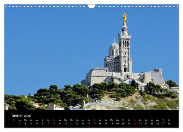 Produktbild: MARSEILLE (Calendrier mural 2026 DIN A3 vertical), CALVENDO calendrier mensuel