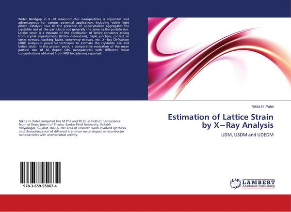 Produktbild: Estimation of Lattice Strain by X&iquest;Ray Analysis