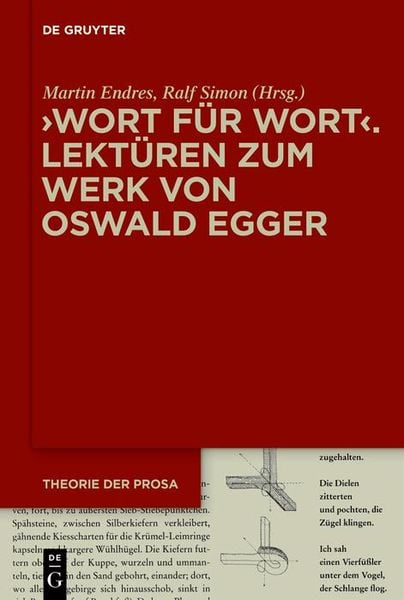 Produktbild: >Wort f&uuml;r Wort< - Lekt&uuml;ren zum Werk von Oswald Egger
