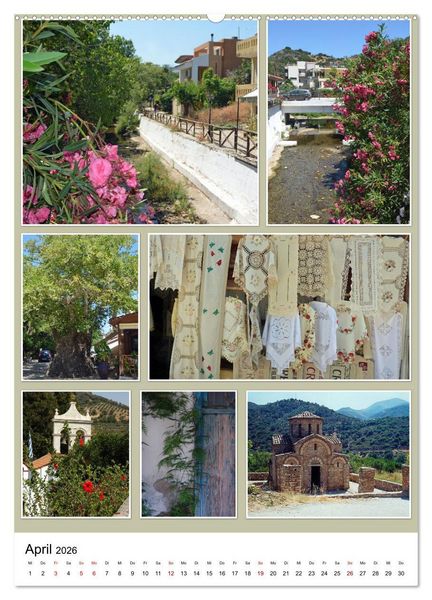 Produktbild: Kreta - Historische St&auml;dte und Bilderbuchd&ouml;rfer (Wandkalender 2026 DIN A2 hoch), CALVENDO Monatskalender