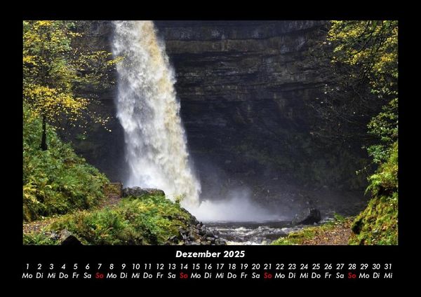 Produktbild: Wasserf&auml;lle 2025 Fotokalender DIN A3