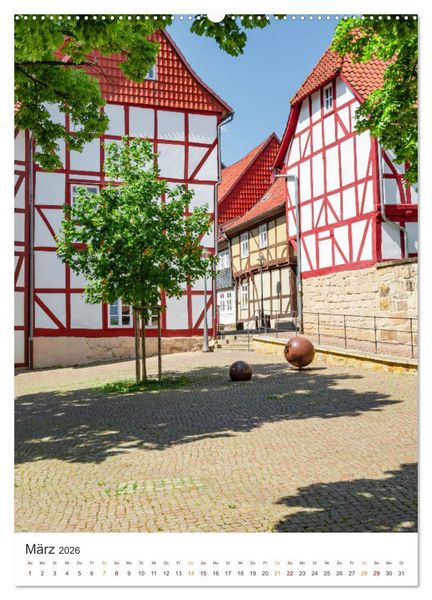 Produktbild: Duderstadt am Harz (Wandkalender 2026 DIN A2 hoch), CALVENDO Monatskalender