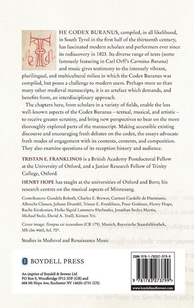 Produktbild: Revisiting the Codex Buranus