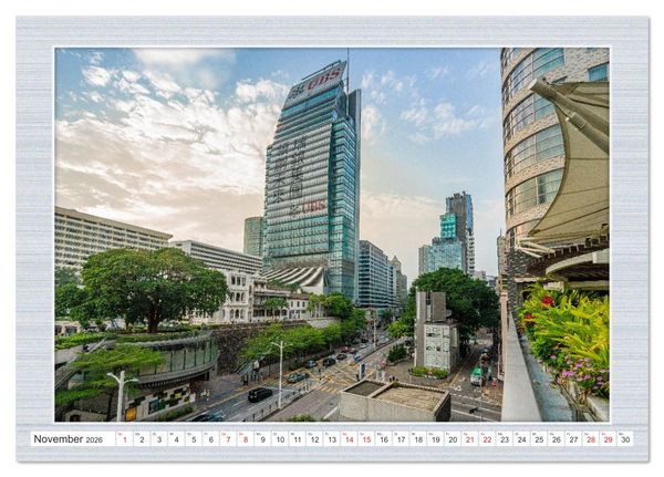 Produktbild: Urbaner Zauber: Das Zentrum Hongkongs (Tischkalender 2026 DIN A5 quer), CALVENDO Monatskalender