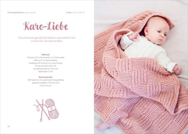 Produktbild: Kleine Maschen, gro&szlig;es Gl&uuml;ck: Kuschelige Babydecken f&uuml;r die Kleinsten