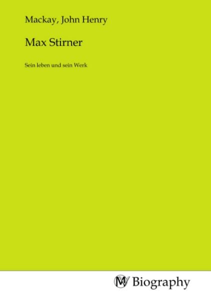 Produktbild: Max Stirner