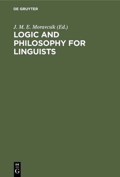 Produktbild: Logic and philosophy for linguists