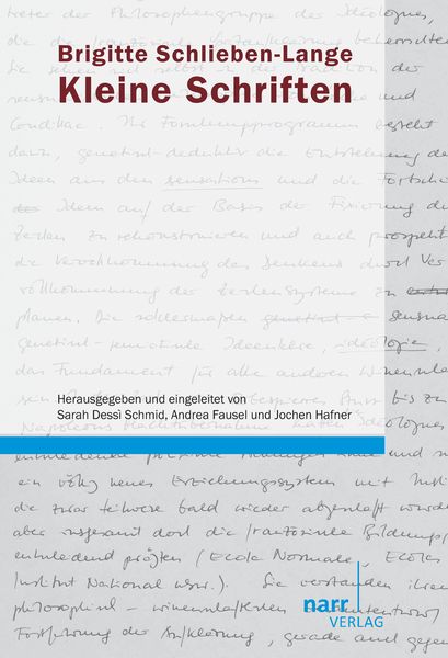 Produktbild: Kleine Schriften