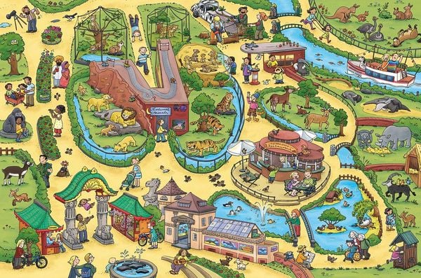 Produktbild: My Big Wimmelbook&reg;-A Day at the Zoo