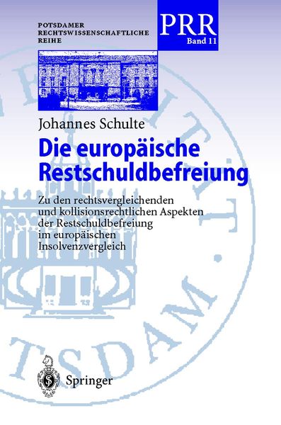 Produktbild: Die europ&auml;ische Restschuldbefreiung