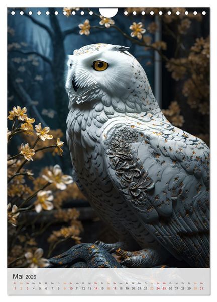 Produktbild: Fantastische Vogelwelt (Wandkalender 2026 DIN A4 hoch), CALVENDO Monatskalender