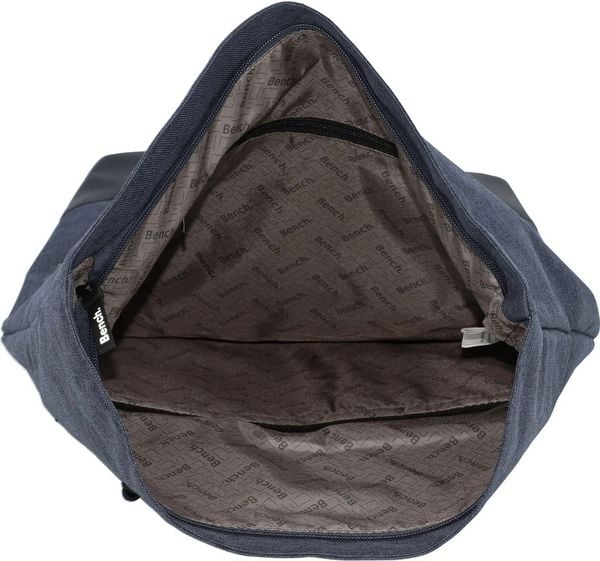 Produktbild: Bench classic Roll-Top Rucksack, dunkelblau/wei&szlig;