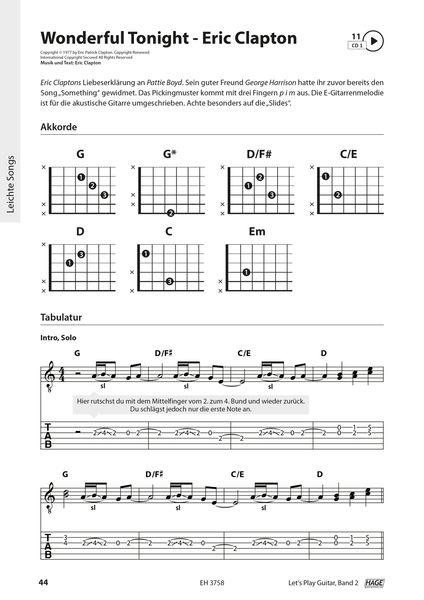 Produktbild: Let's Play Guitar - Band 2 mit 2 CDs und QR-Codes