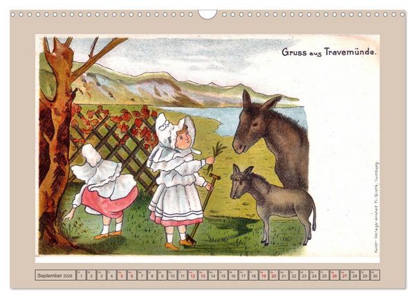 Produktbild: Gru&szlig; aus Travem&uuml;nde (Wandkalender 2026 DIN A3 quer), CALVENDO Monatskalender