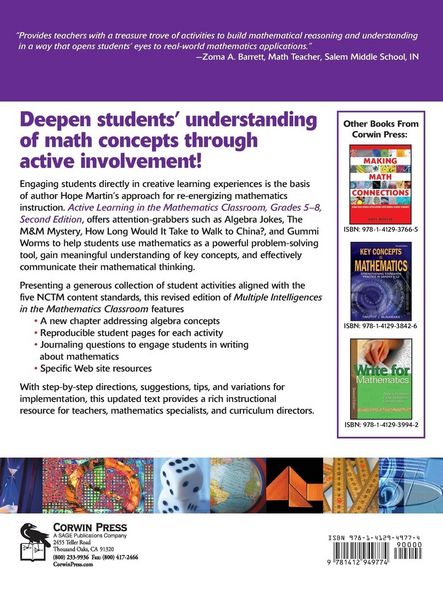 Produktbild: Active Learning in the Mathematics Classroom, Grades 5-8
