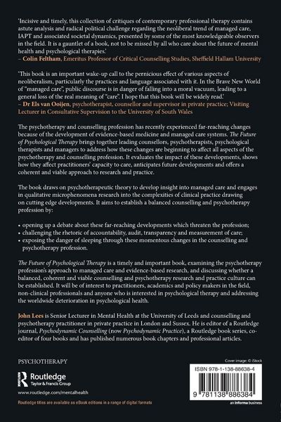 Produktbild: The Future of Psychological Therapy