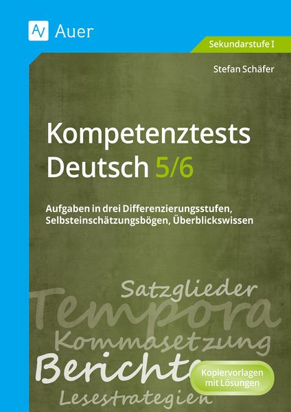 Produktbild: Kompetenztests Deutsch 5-6