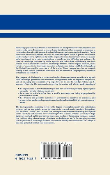 Produktbild: Knowledge Generation and Technical Change