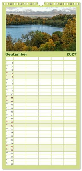 Produktbild: Familienplaner 2027 - Heimat Entdecken - Eifel mit 5 Spalten (Wandkalender, 21 x 45 cm) CALVENDO