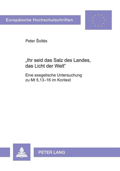 Produktbild: «Ihr seid das Salz des Landes, das Licht der Welt»